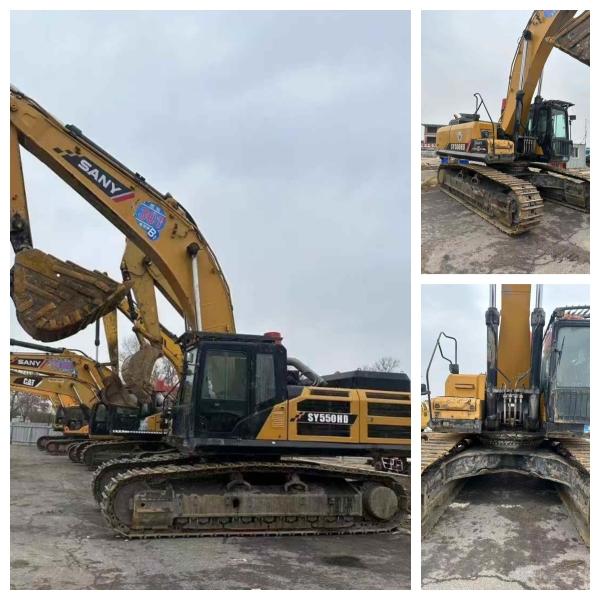 Used 2021 Sany SY550 Mining Excavator Over 9000 Hours Heavy Construction Equipment