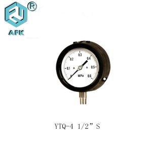 Wholesale YTQ-4 1/2&quot; S Gas Line Pressure Test Gauge , IP65 Natural Gas Manometer Gauge from china suppliers