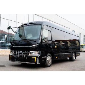 Toyota Coaster 7 Seater Coach Tour Bus Gasoline Rear Drive 4×2 Manual Transmissi