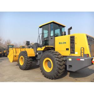 Heavy Load Tractor Wheel Loader 5 Ton With Joystick Hydraulic Transmission