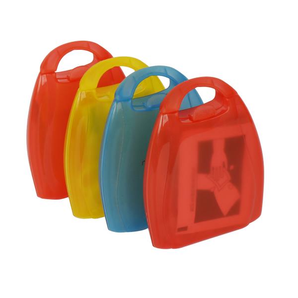 Easy carry mini first aid kit with colored pp box emergency kit for camping