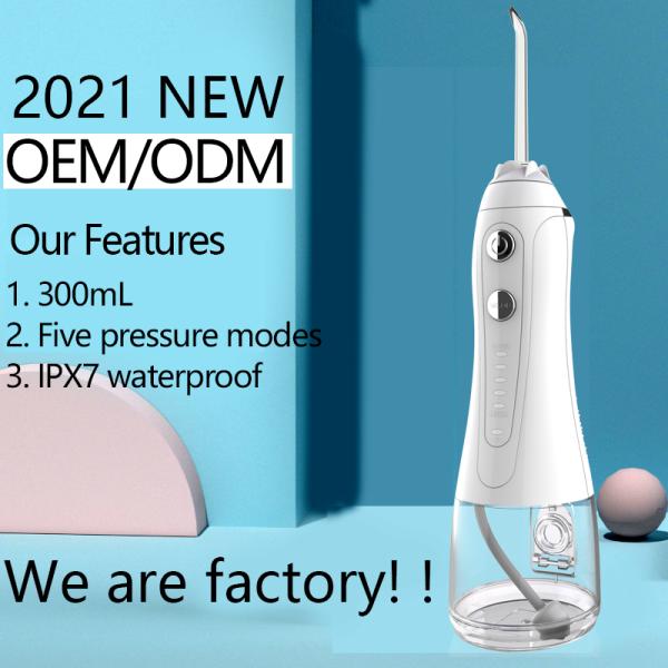 IPX7 Waterproof Water Flosser For Braces Rechargeable Household