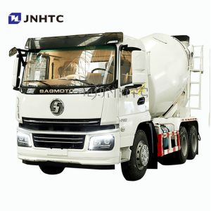 New Shacman E6 Concrete Mixer Truck White Color 6x4 10Wheels 6cbms