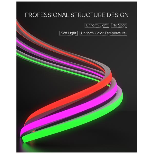 Cuttable Neon Flex Led 12v 15mm Rgb Neon Rope Light String