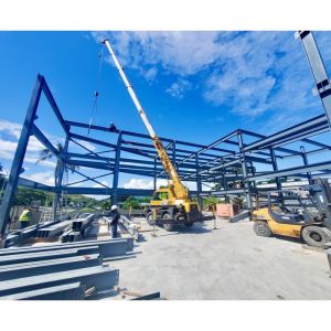 Steel structure With Painted Surface Treatment Multilayer Warehouse