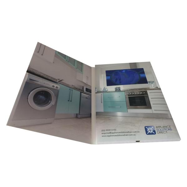 Newest 4.3 inch digital booklet LCD video brochure card,TFT Screen A5 size