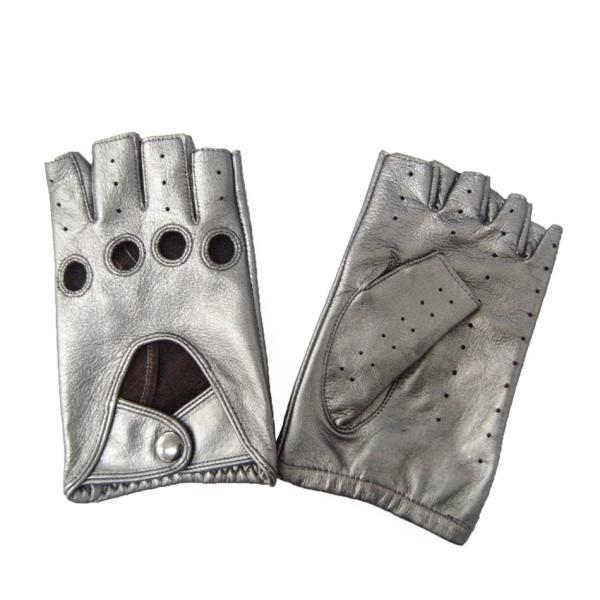 High quality cheap leather gloves fingerless
