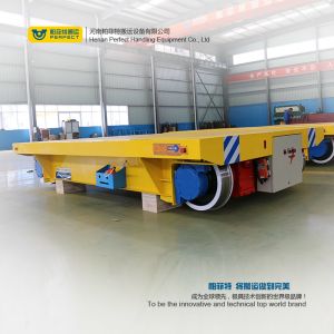 Anti High Temperature Electric Transfer Cart , Industrial Material Handling
