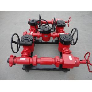 Wholesale High Pressure Hydraulic Choke Manifold Oil And Gas Drilling Equipment 3 1 / 8&quot; X 5000 Psi from china suppliers