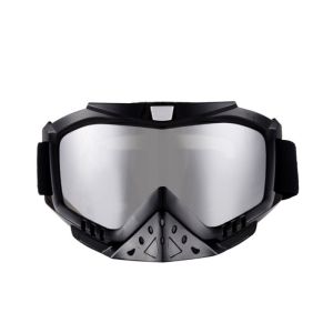 Windproof Cool Dirt Bike Goggles With High Transparency ARC PC Lens