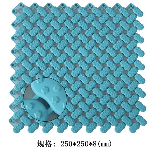 Quality 350g/pc Plastic Interlocking Flooring Modular Garage Self Draining Indoor Flooring Tiles for sale