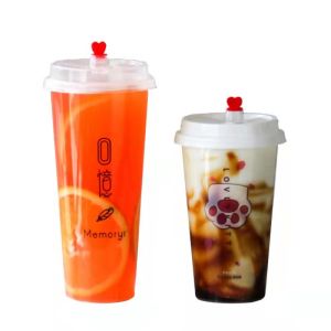 Oripack PP Plastic Bubble Tea Cup 360ml To 1000ml