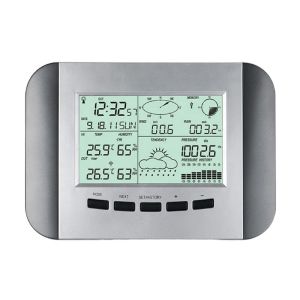 Solar Weather Station With Rain Wind Direction And Thermometer Customized