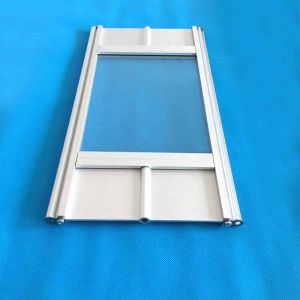 Transparency Polycarbonate Side Folding Security Doors For Department Store