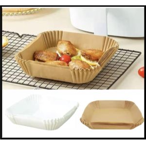 Liner Square Style Parchment Air Fryer Paper High Temperature Resistant