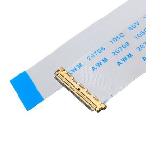 IPEX 20453 30 Pin 40 Pin EDP LVDS Custom FFC Cable 0.5m Pitch For 10-17.3 Inch