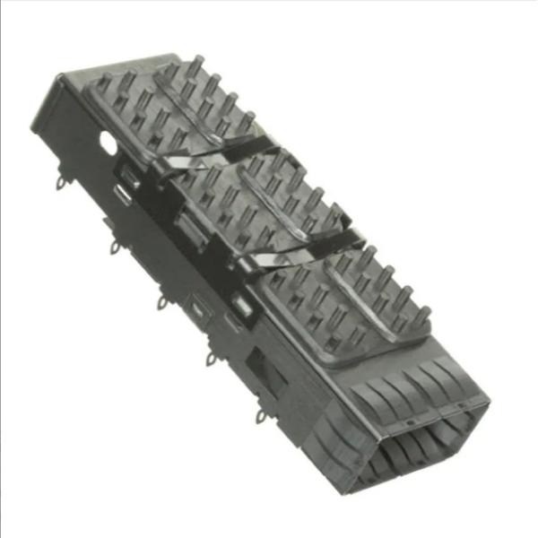 1888631-1 Position QSFP+ Cage with Heat Sink Connector Press-Fit Through Hole