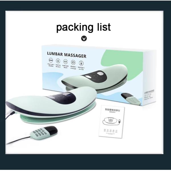 Black 1.5kg Electric Waist Massager With Remote Control 110V-240V