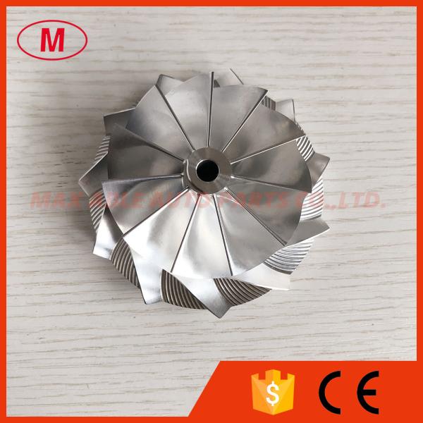 HX40 11+0 blades 67.00/89.00mm high performance turbo Turbocharger milling/aluminum 2618/billet compressor wheel