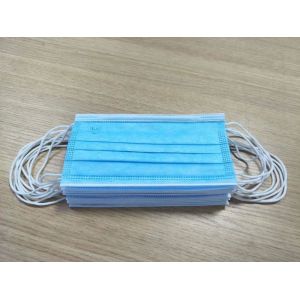 Non Irritating Non Woven Face Mask High Bacterial Particle Filtration