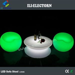 Muti Color RGB LED Light Cocktail Table , Waterproof Light Up Bar Furniture