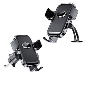 Universal Car Phone Holder with 360 Degree Anti-Shake Telescopic Hands-Free