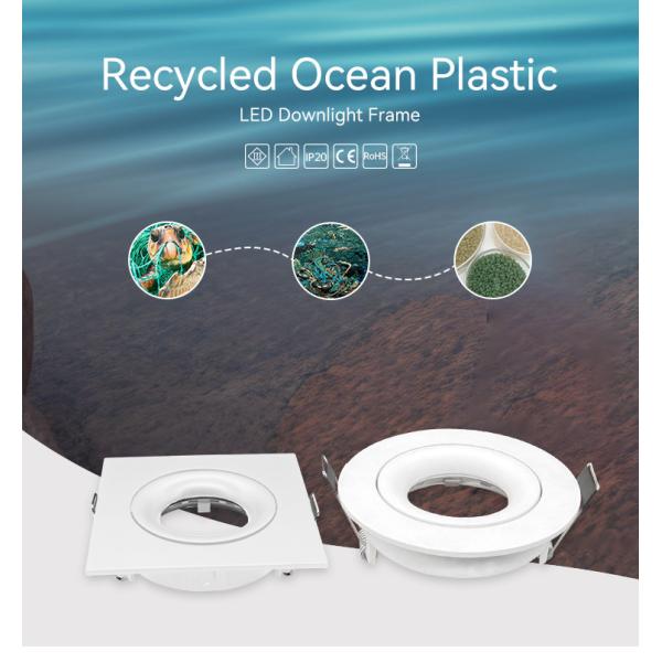 Angle Adjustable MR16 Downlight Frame Renewable Material Downlight Enclosure