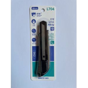 Wholesale 18mm Auto Retractable Utility Knives With Ergonomic Grip SK2 Steel Blade from china suppliers