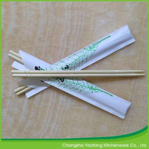 Disposable 20cm Round Bamboo Chopsticks Eco Friendly For All Age