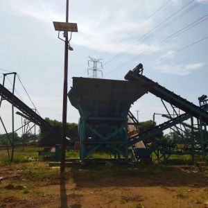 AC Motor Mobile Crushing Plant Portable Customizable