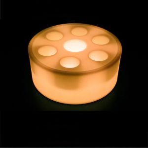 Rechargeable remote control unique led plastic barware