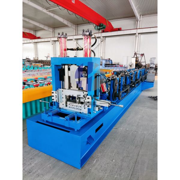 PLC Control Cz Roll Forming Machine Automatic Purlin Roll Former