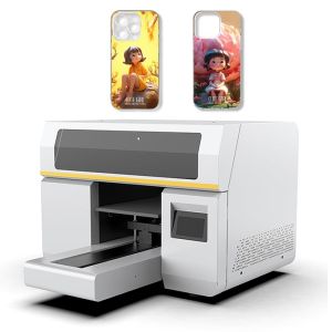3D Desktop 300mm Bottle Flat Bed UV Printer Phone Case Printer For Home Use