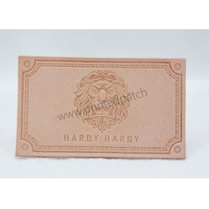 ODM Embossed Genuine Leather Patches For Clothing And Home Textiles