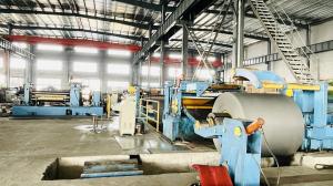 China 0.2mm Galvanized Steel Sheet Metal Coil Cutting Machine AC 22KW on sale