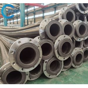 Wear Resistant UHMWPE Pipe With Flanged Connections And Accessories