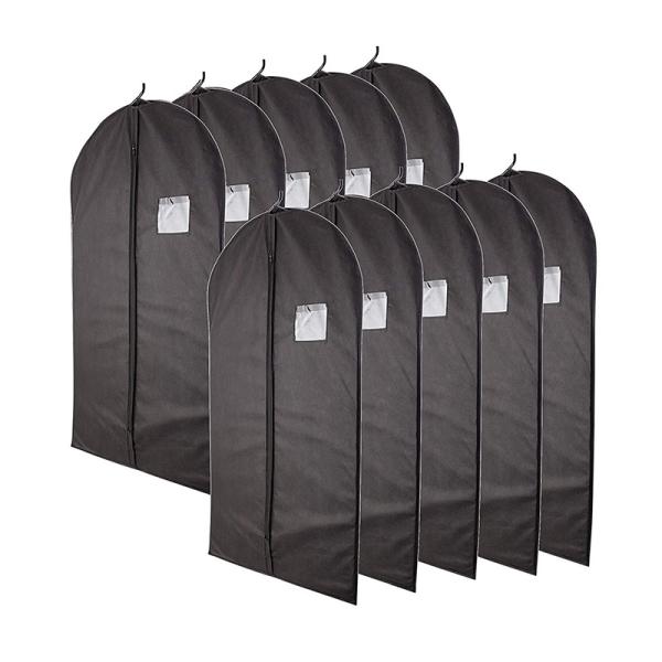 Quality Classic Black Garment Bag With Dust And Moisture Protection Function for sale