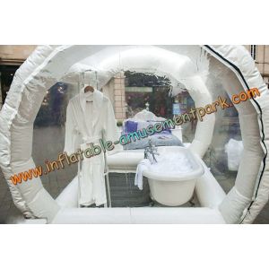 6m Transparent Inflatable Bubble Tent / Inflatable Room Fire Proof