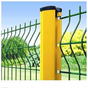 Metal Curved Panel 3D Garden 3.0mm Roll Top Fencing