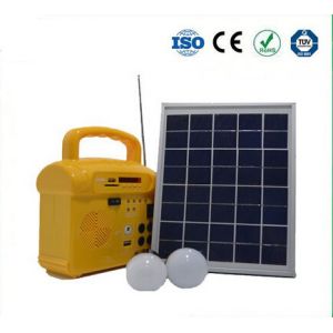 Home using green power energy 10W solar panel solar system for lighting with