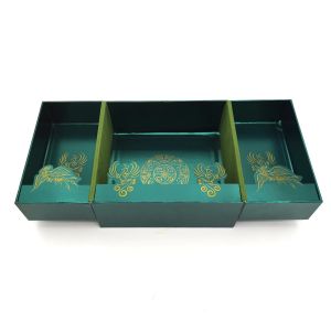 Custom Gold Stamping Business Tea Cup Gift Box Embossed Printing Teacup Rigid