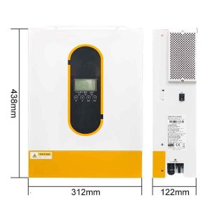 48V 6.2kw Hybrid Solar Inverter Off Grid Pure Sine Wave Wi-Fi Remote Monitoring