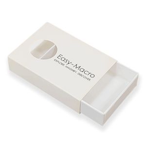 Art Paper Gift Packaging Boxes Matchbox Style Sliding Drawer Box With Gold Foil