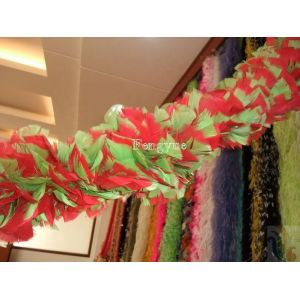 Dyed Marabou And Coque Feather Boa Highly Durable 2 Yards Length