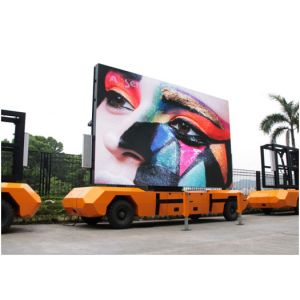 High Resolution P10 IP65 Aluminum Moving Led Mobile Billboard Display Screens