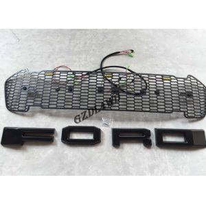 Ranger PX2 T7 2015 Onwards Front Grille With 3 Yellow LED Lights