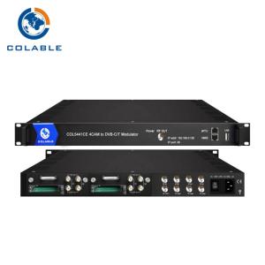 DVB S2 To QAM Tuner To RF Transmodulator DVB C RF Modulator Digital Headend Device