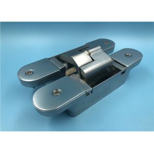 Zinc Alloy 3D Concealed Hinges With Pearl Chrome Surface Finishing