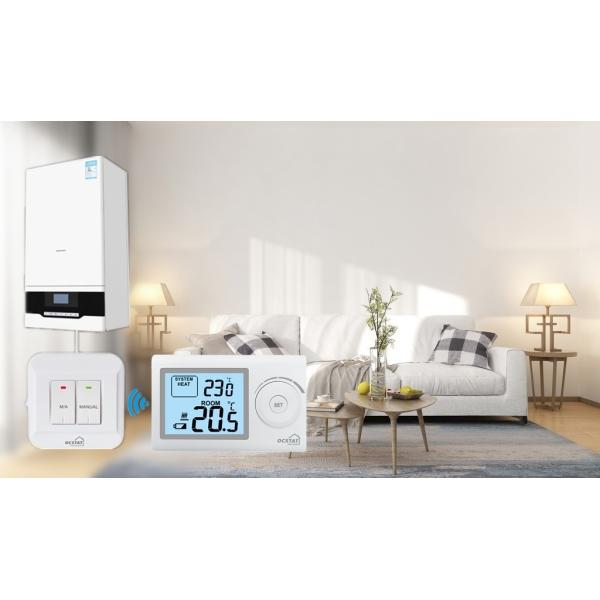 Fireproof Wireless 7 Day Programmable Room Thermostat Remote Controlled