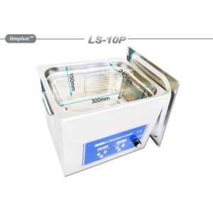 High Power Table Top Ultrasonic Cleaner , Ultrasonic Brass Cleaner With